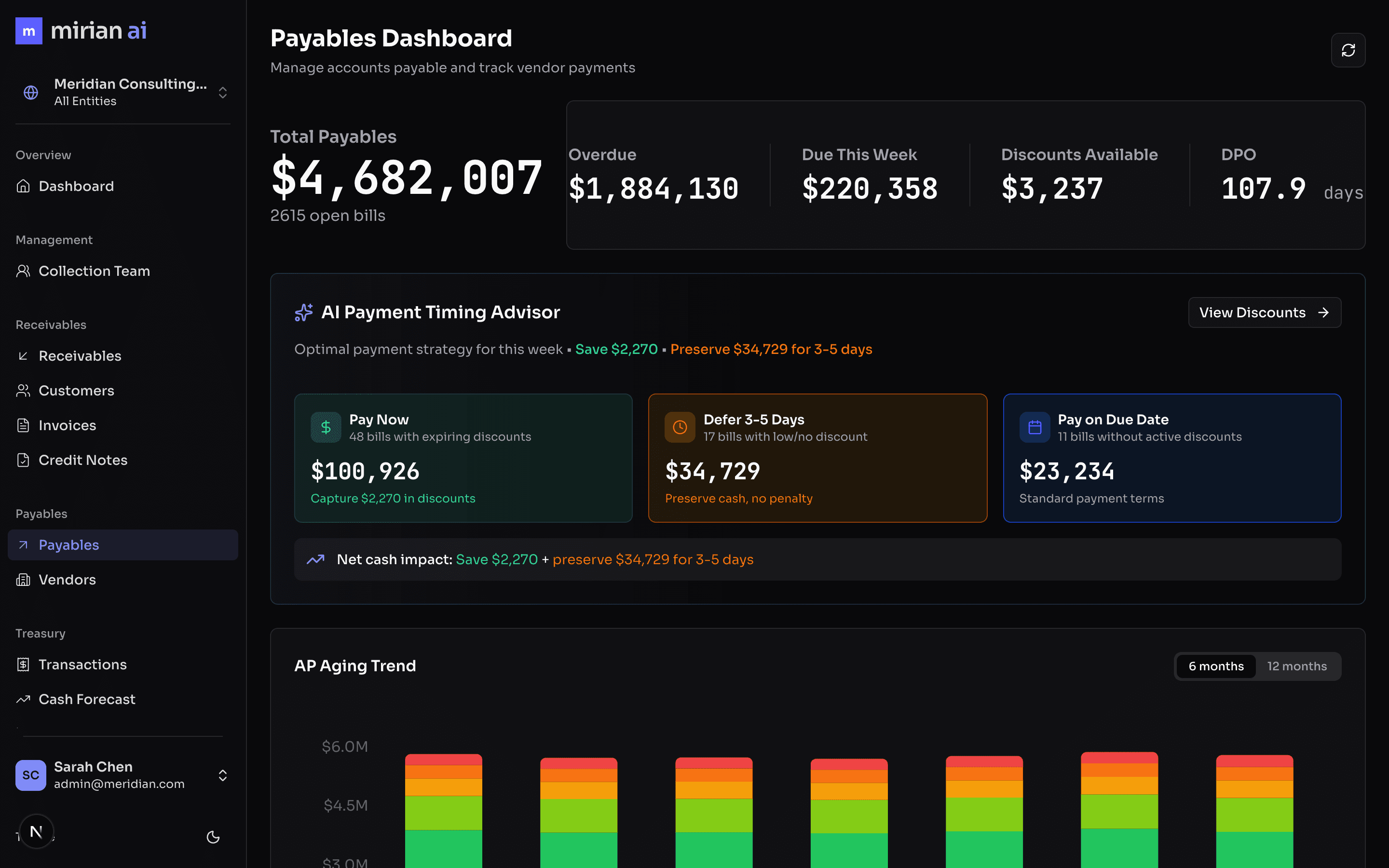 Accounts payable management
